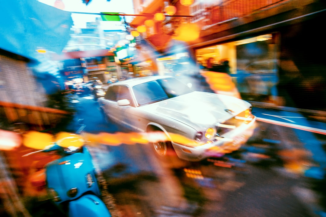 cars on road during night time