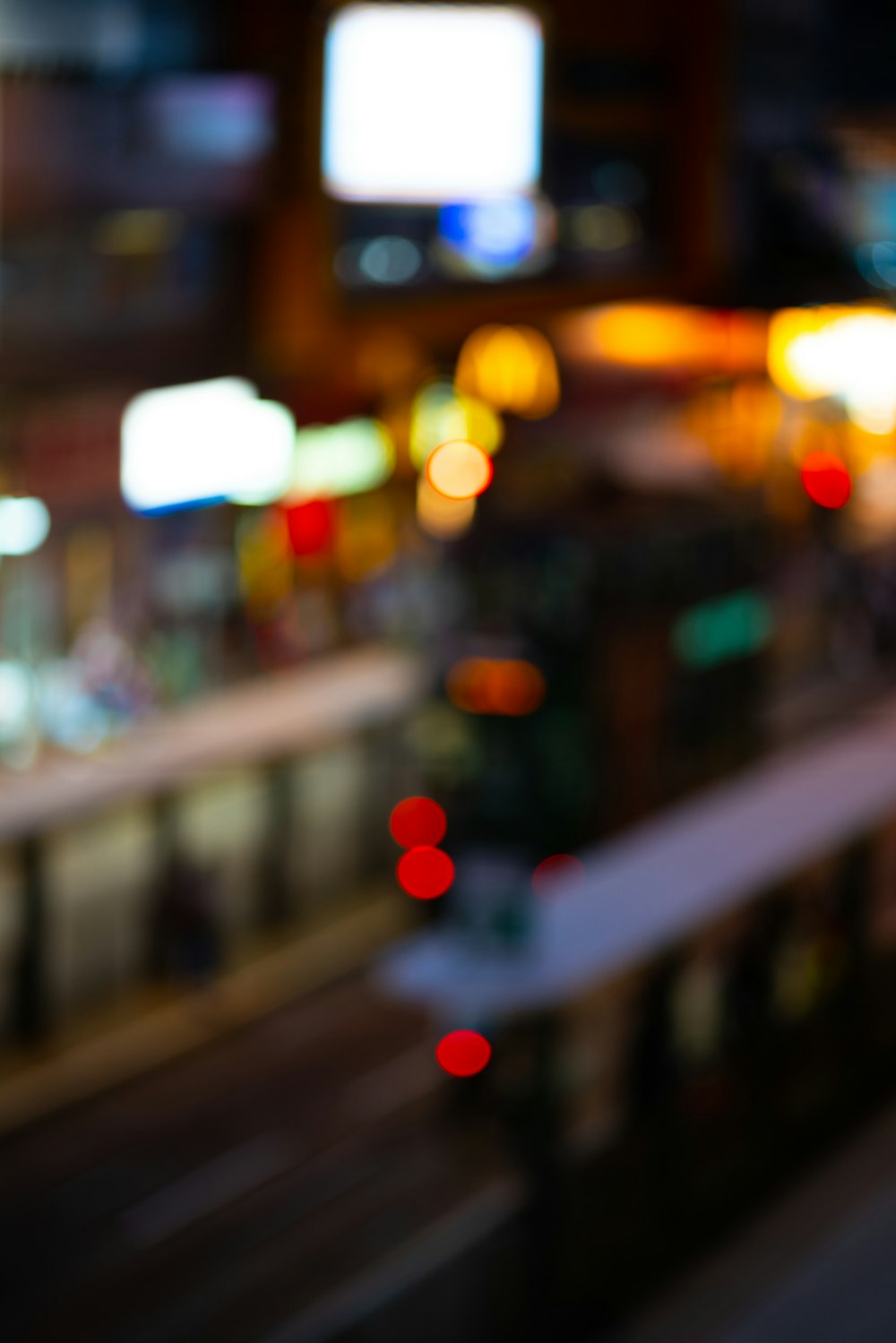 bokeh photography of city lights during night time