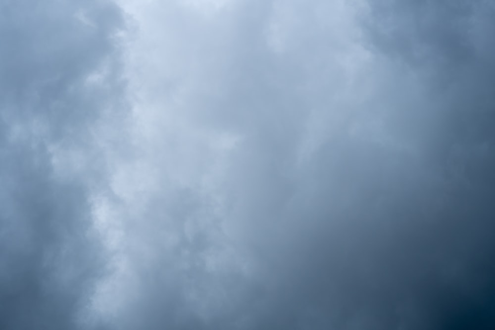 white clouds and blue sky