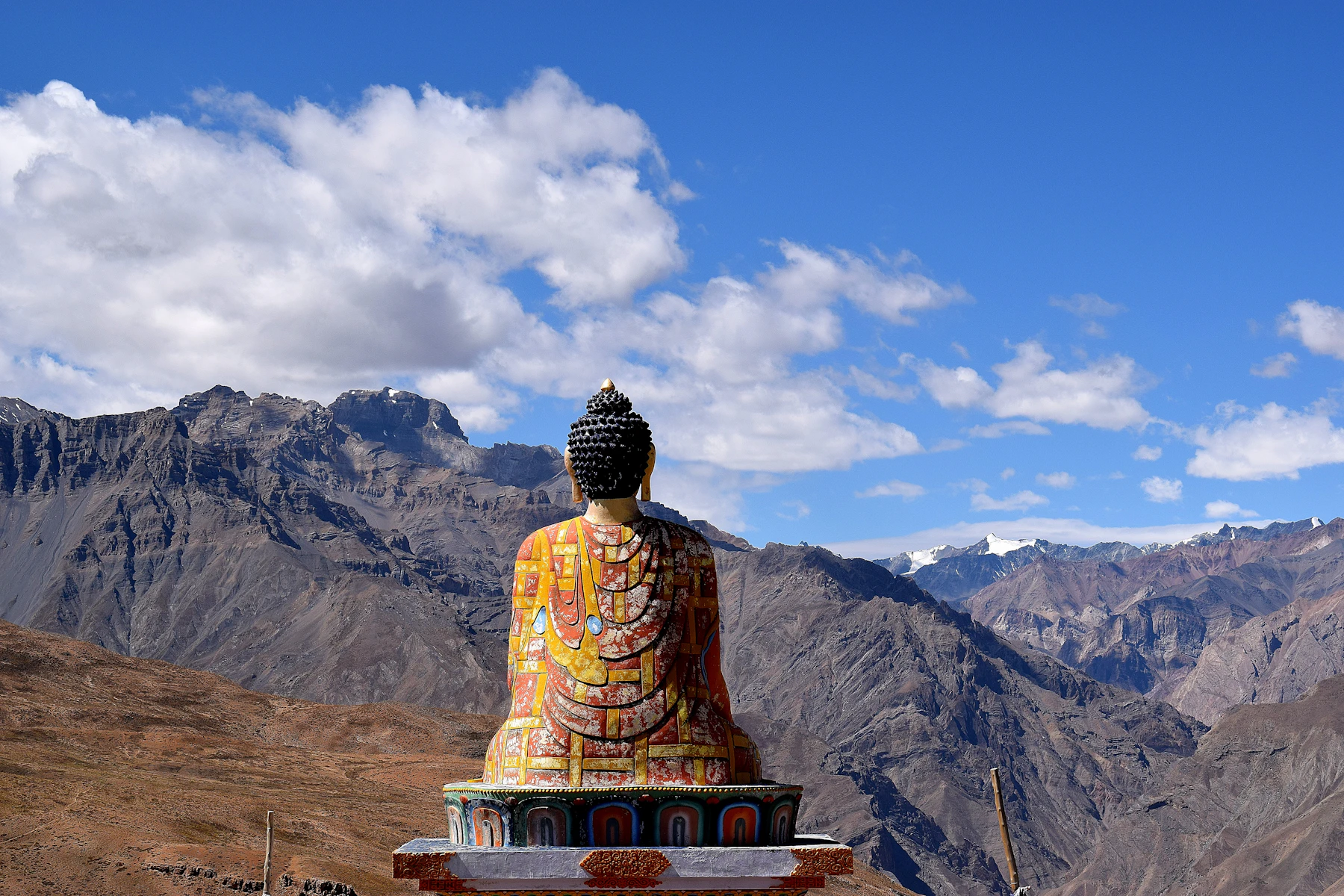 Buddha statue at Langza