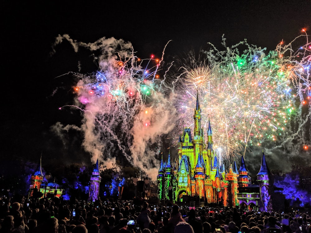 people gathering in a concert during night time