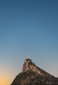 A stunning aerial view of the Christ the Redeemer statue.