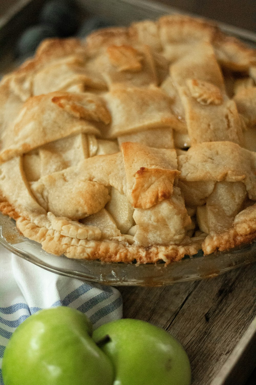 brown pie on stainless steel bowl