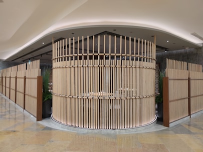 A modern Mediterranean-style interior showcasing natural materials.