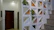 A happy customer using the wall divider in her stylish room.