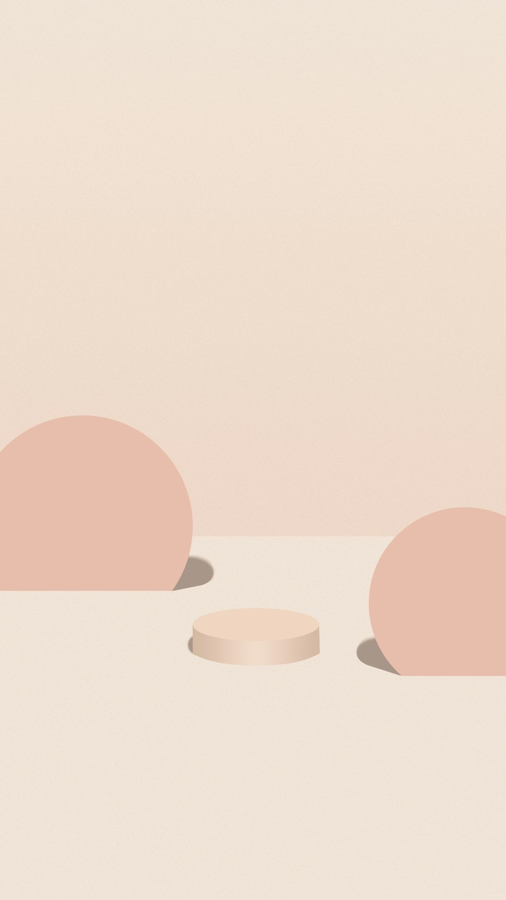 pink and white round illustration