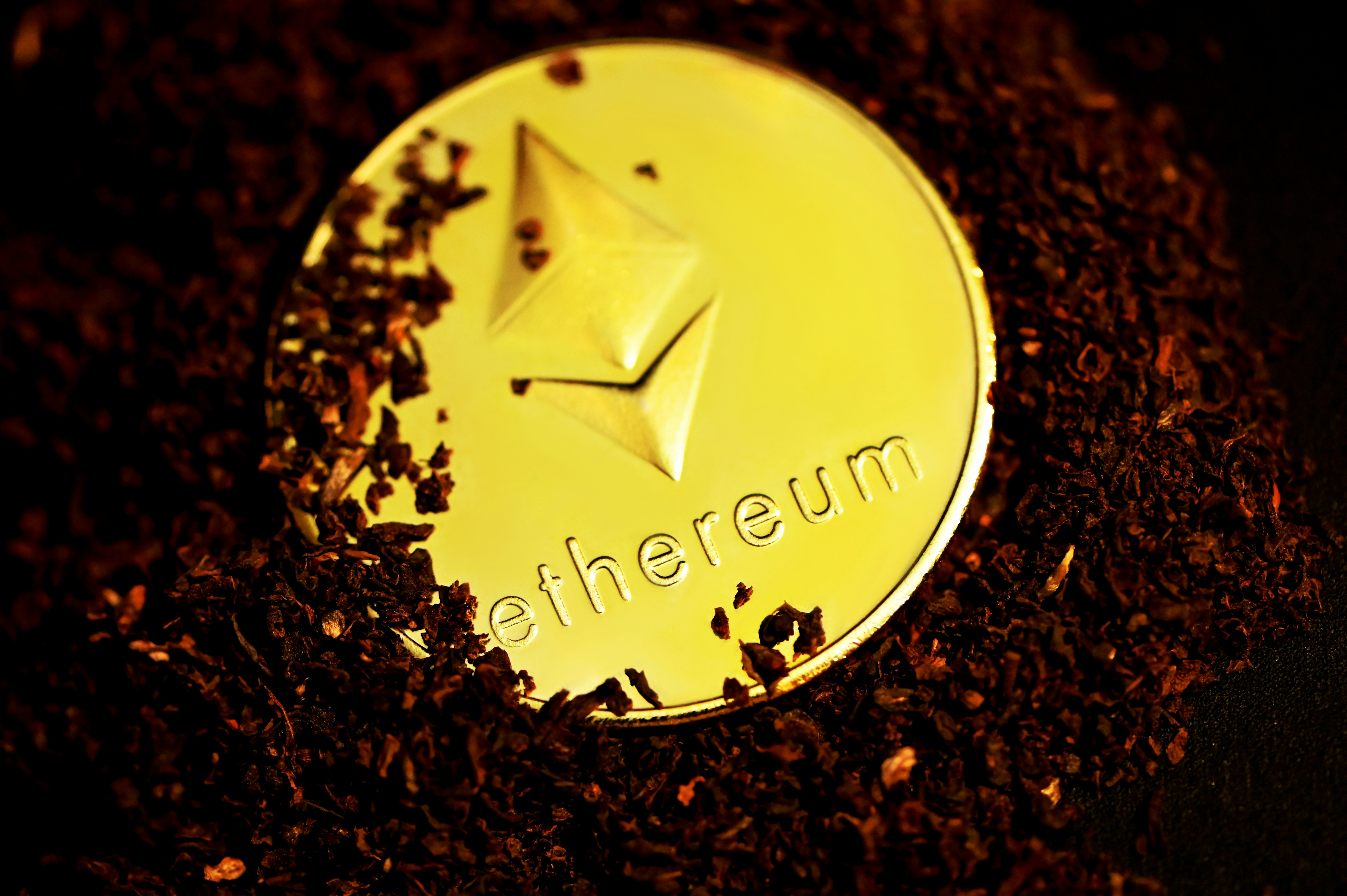 Ethereum is shining in the dried tea