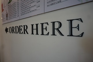 white and black wall decor