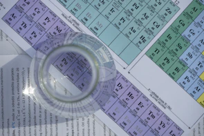 Close-up of the interactive periodic table showing element details