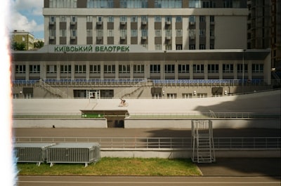 white concrete building during daytime wintertime zoom background