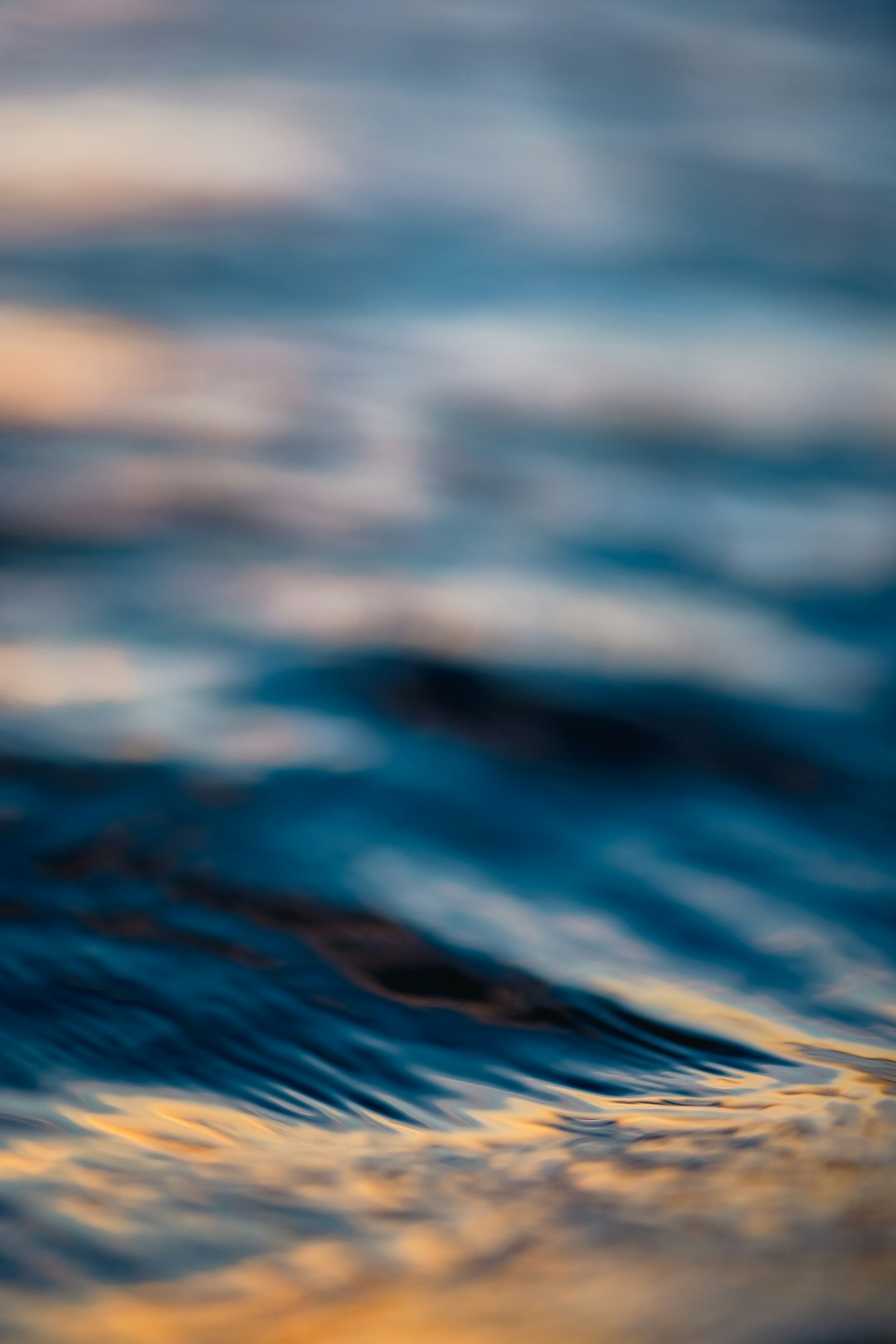blue water in close up photography