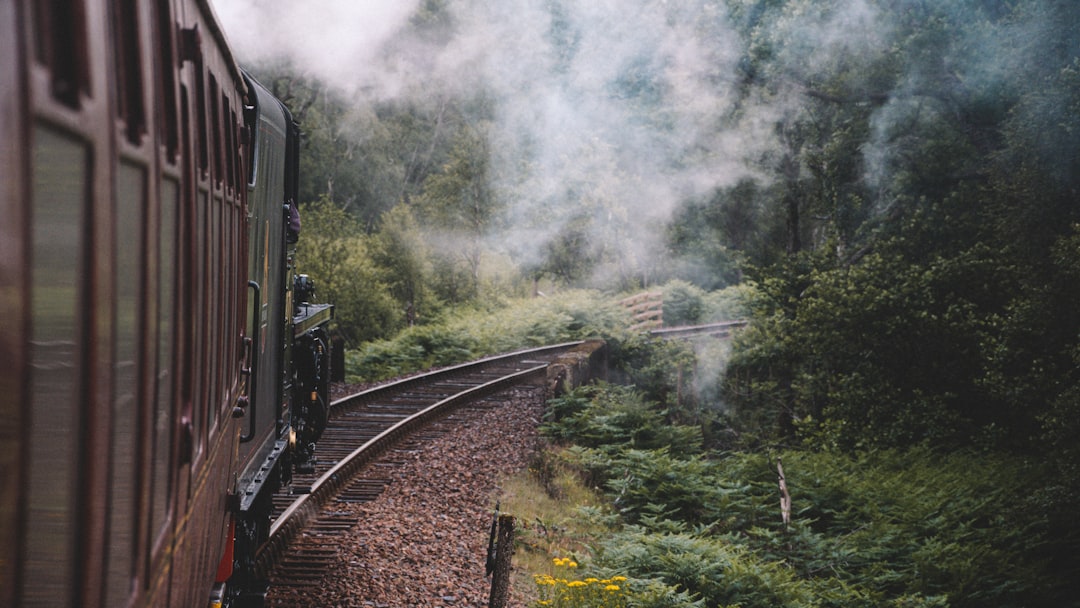 black train on rail tracks, Aboard the Jacobite Steam Train!