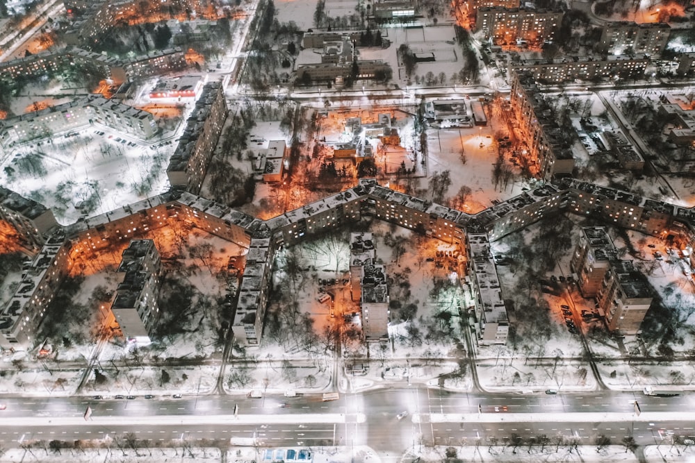 Vista aérea de la ciudad durante el día