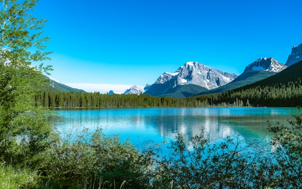 Pristine blue Alpine Great Lakes in Kashmir high altitude mountains