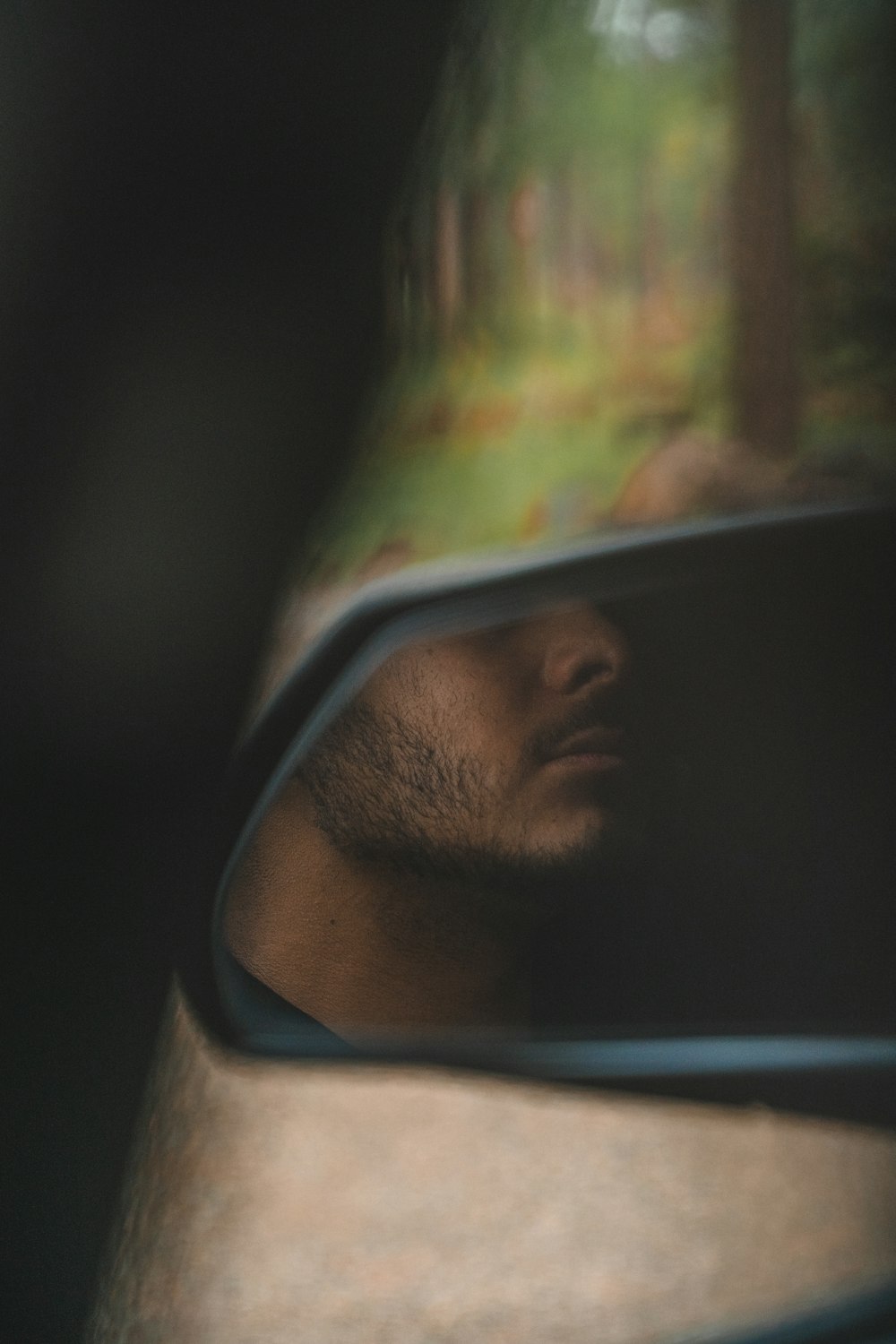 man in white and black cap