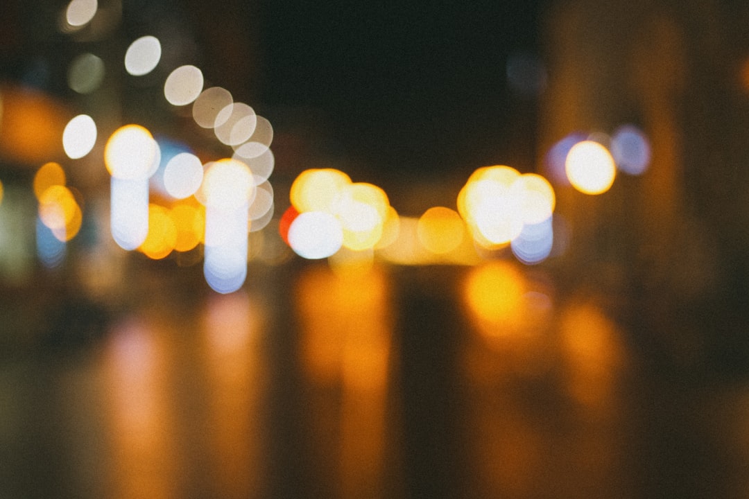 bokeh photography of city lights during night time