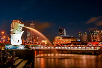 Singapore Marina Bay Night