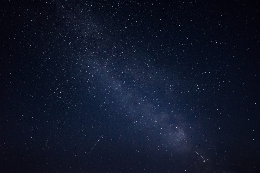 starry night sky over starry night