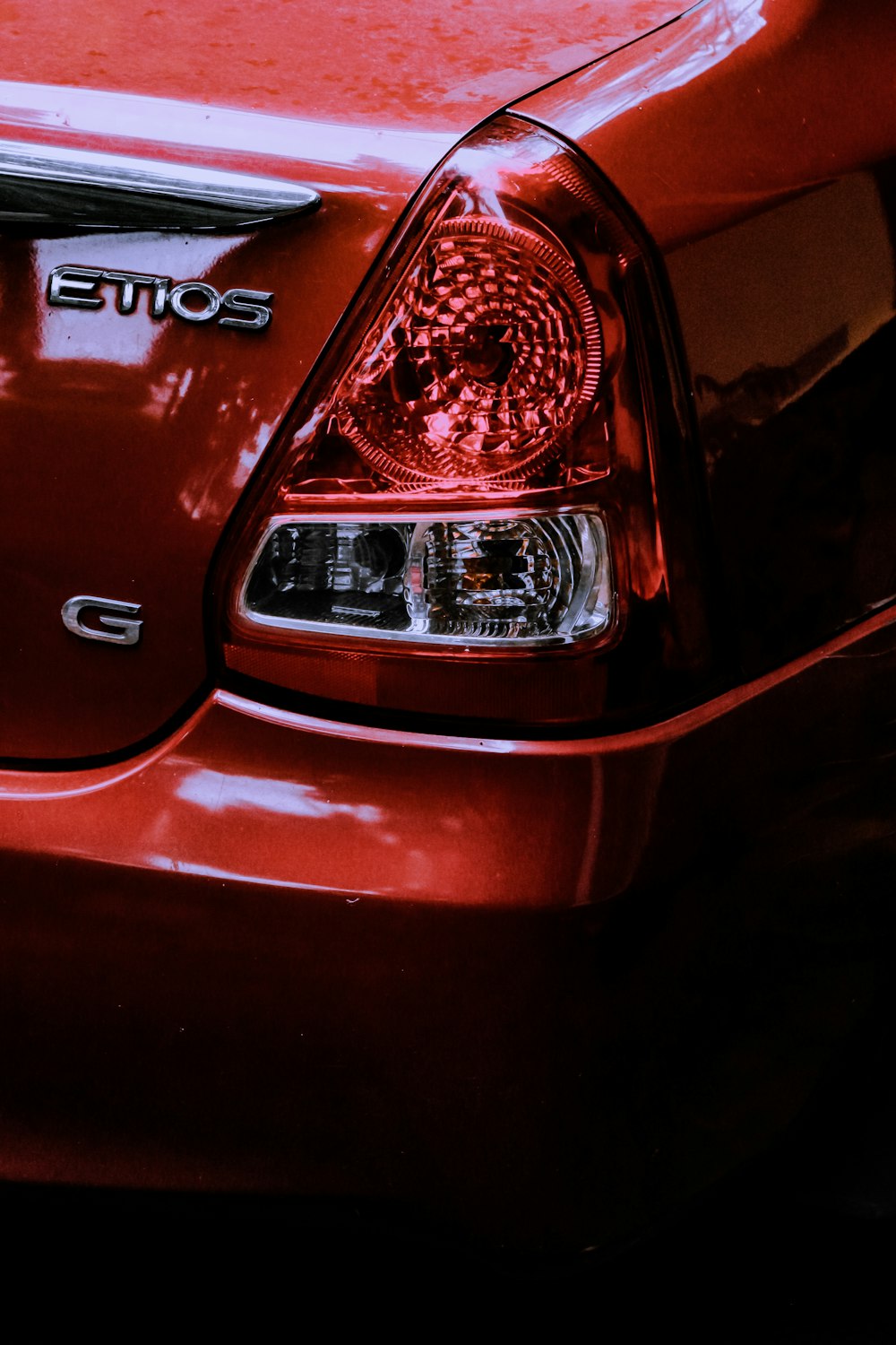 red honda car with open door