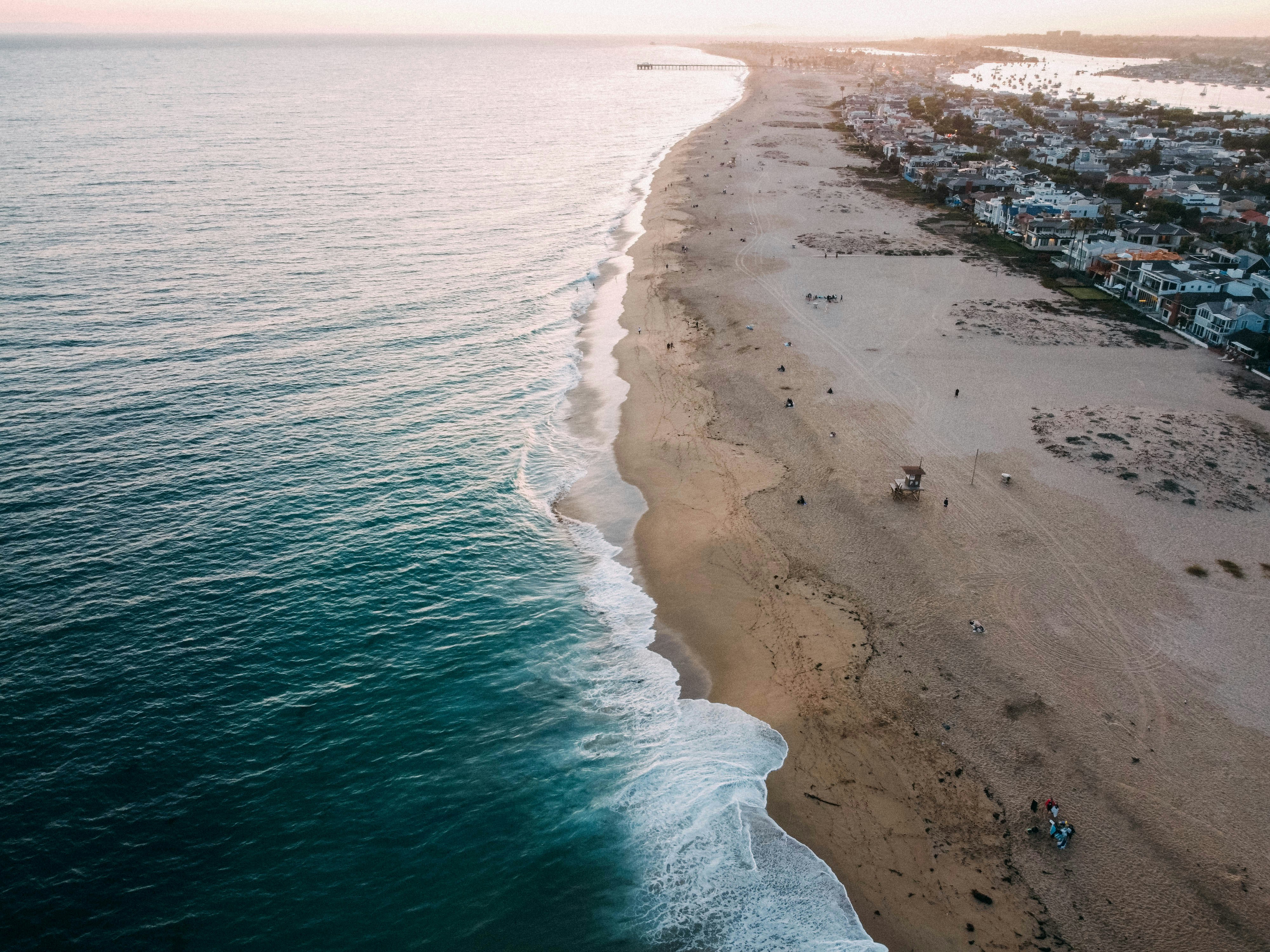 aerial view of beach during daytime
