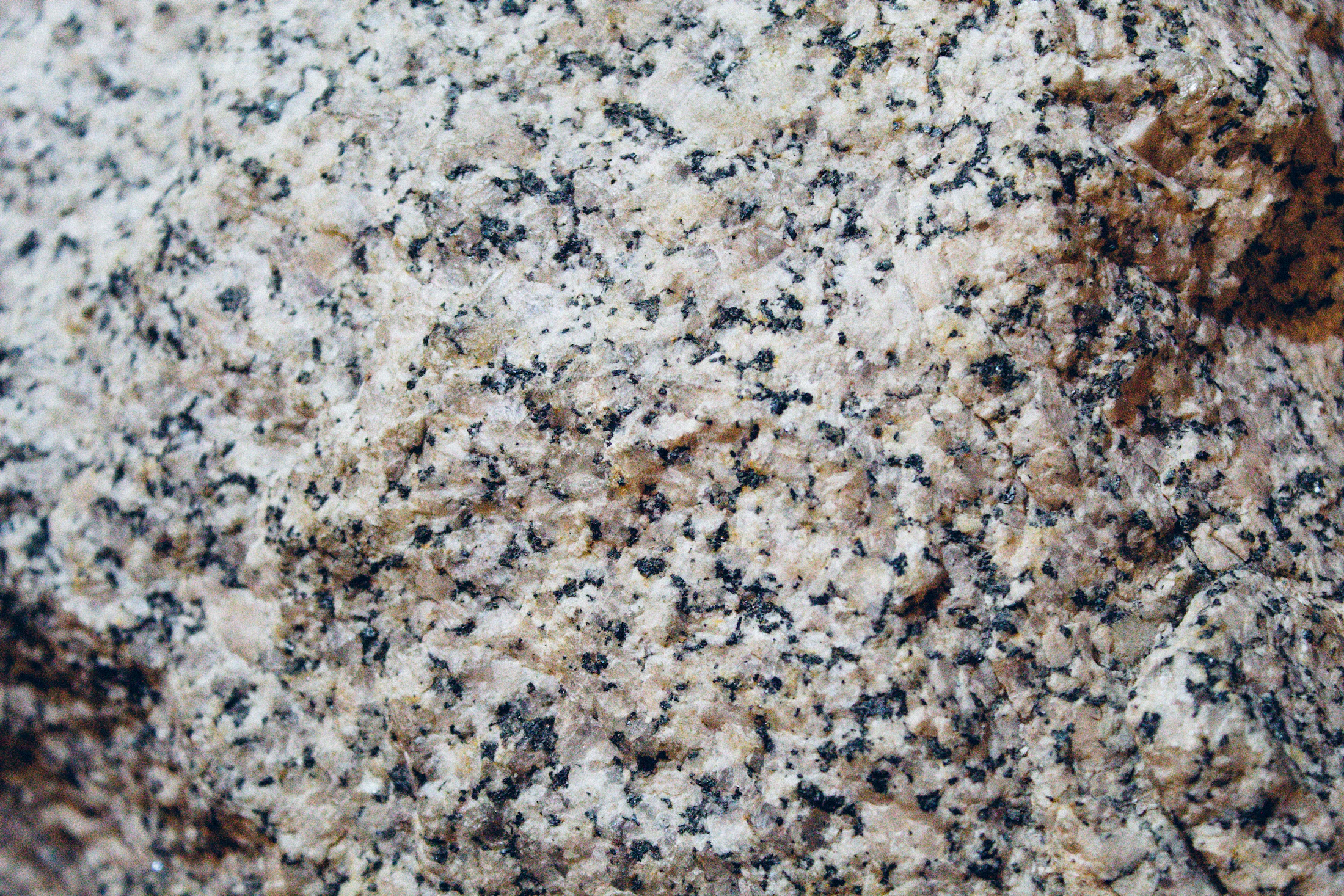 Precisely polished granite surface