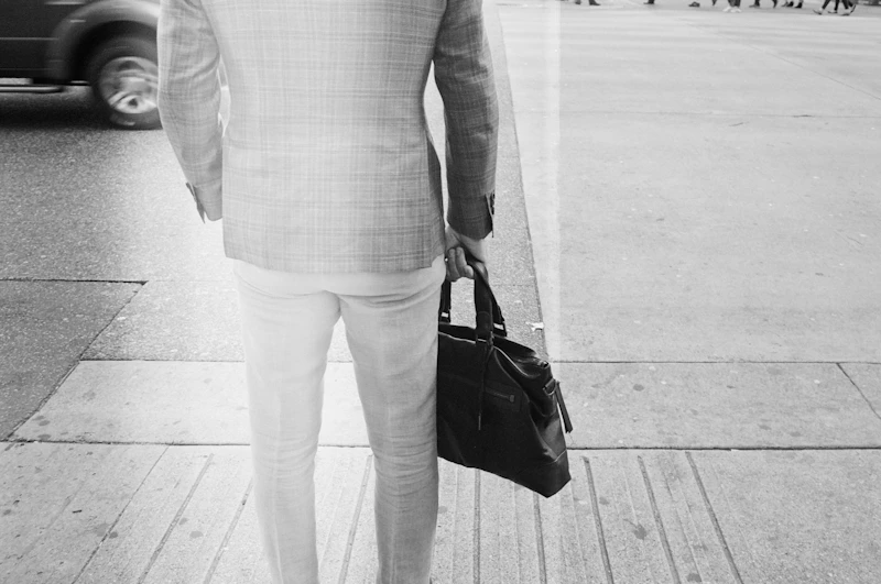 woman in a clean white outfit