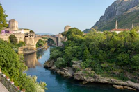 Mostar'da Eski Köprü