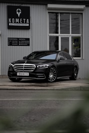 black mercedes benz s class on premium s class tyres sold at tyrepublic nigeria