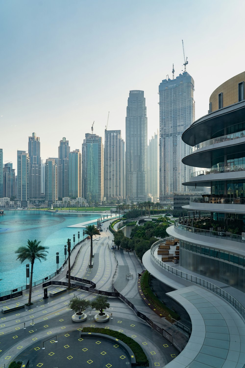 high rise buildings near body of water during daytime