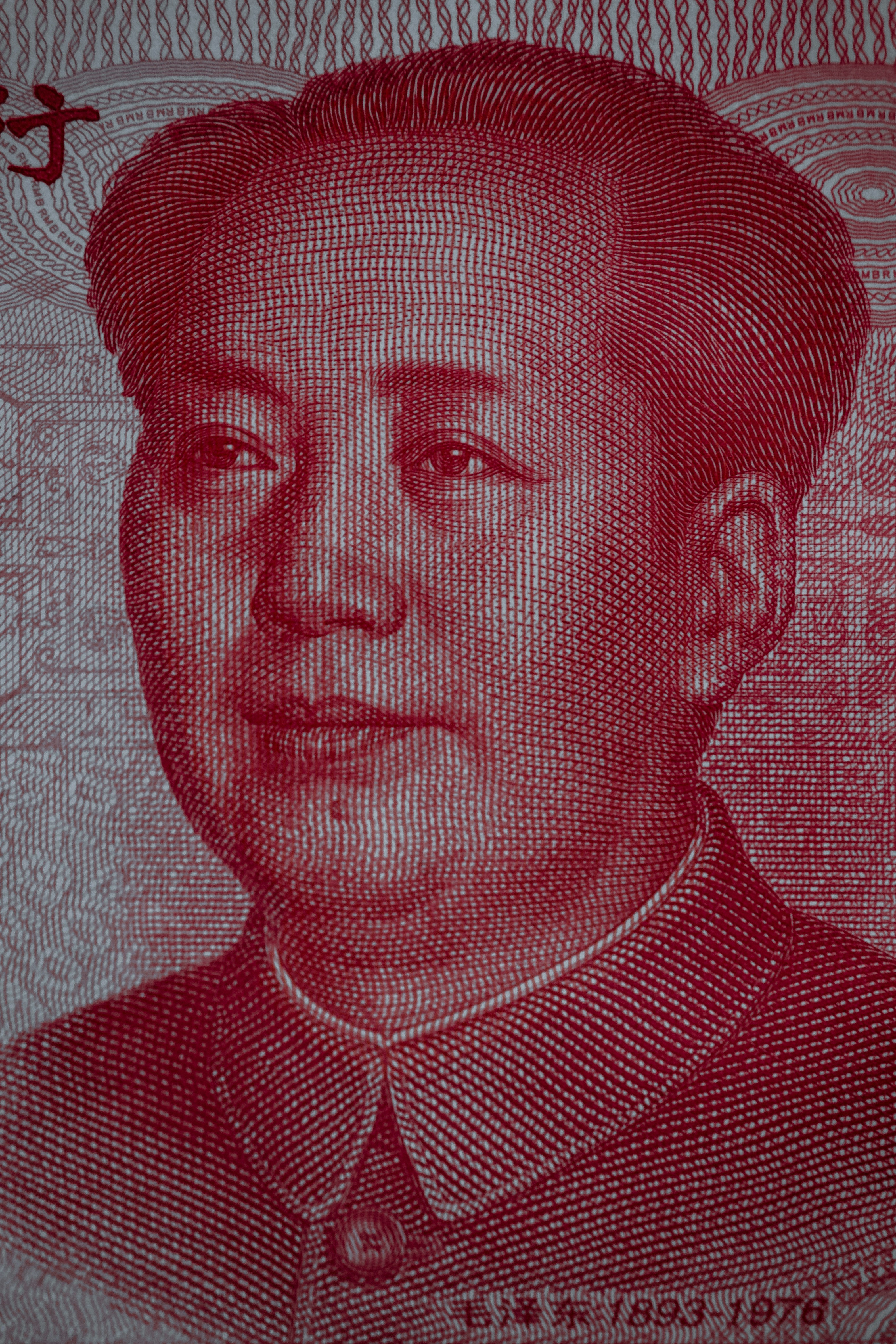 man in red turtleneck shirt