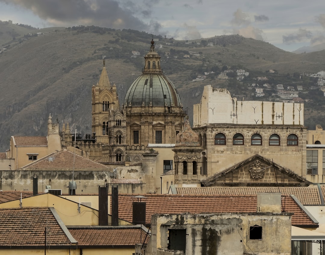 brown and white concrete building, Palermo