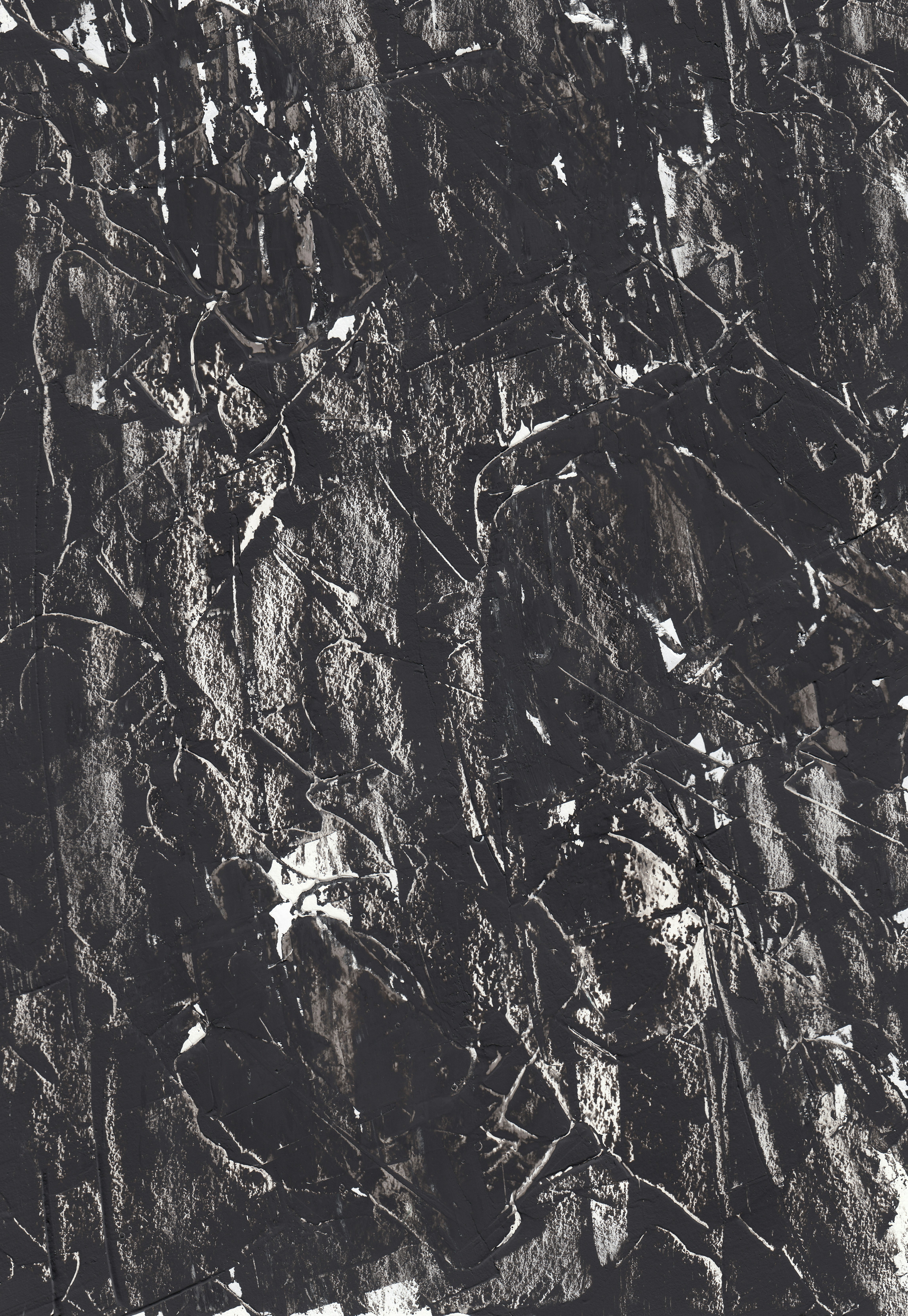 peinture abstraite noir et blanc