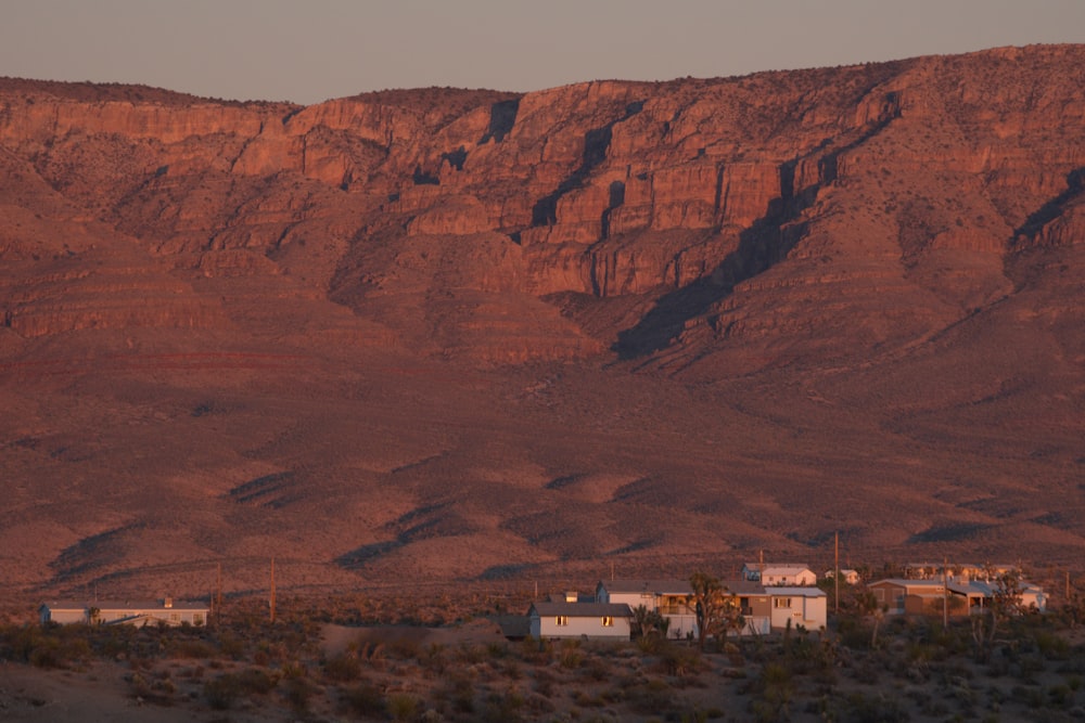 brown and gray mountain under gray sky during daytime