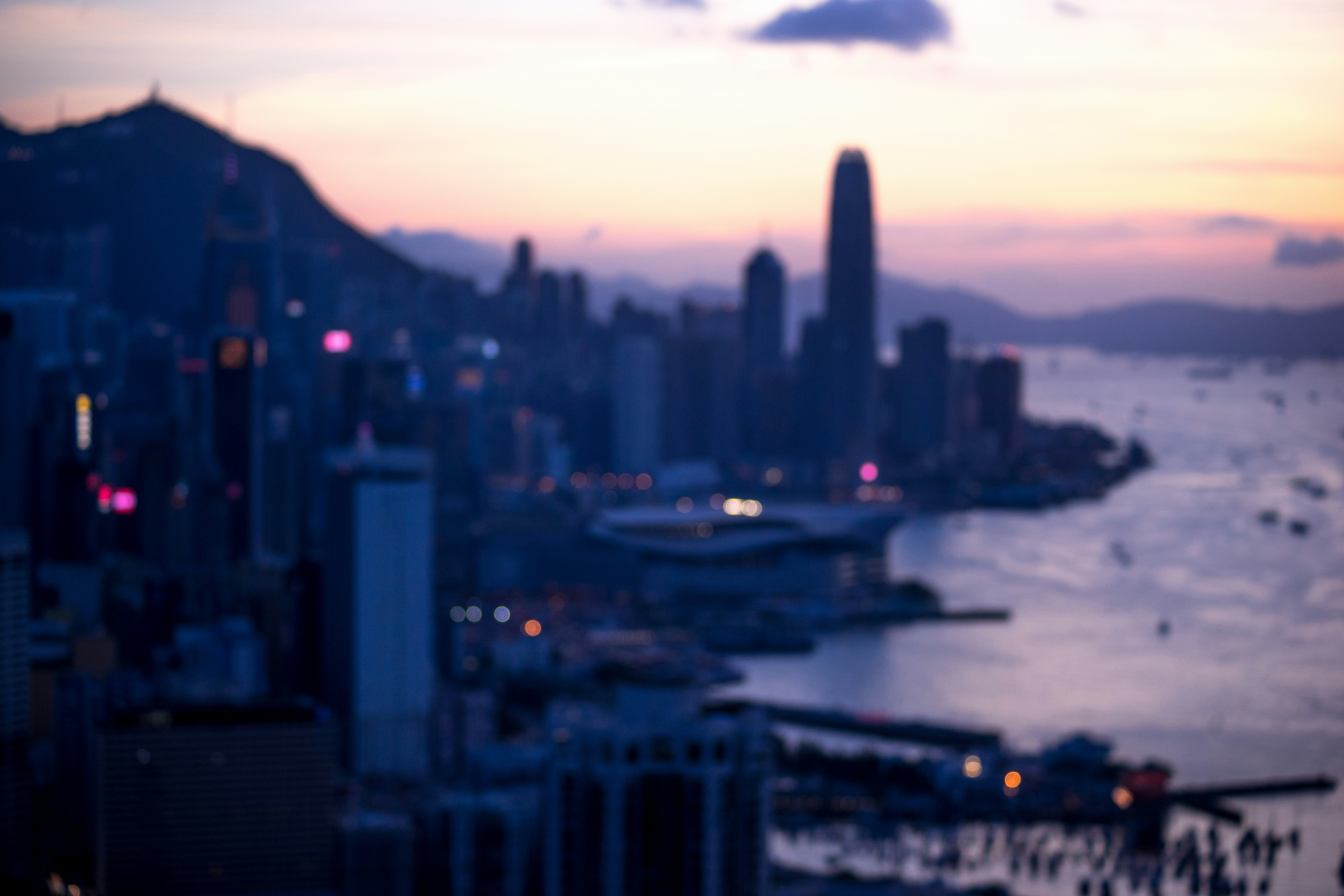 Vista aérea de los edificios de la ciudad durante el día