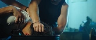 Abusing a man by punishing
