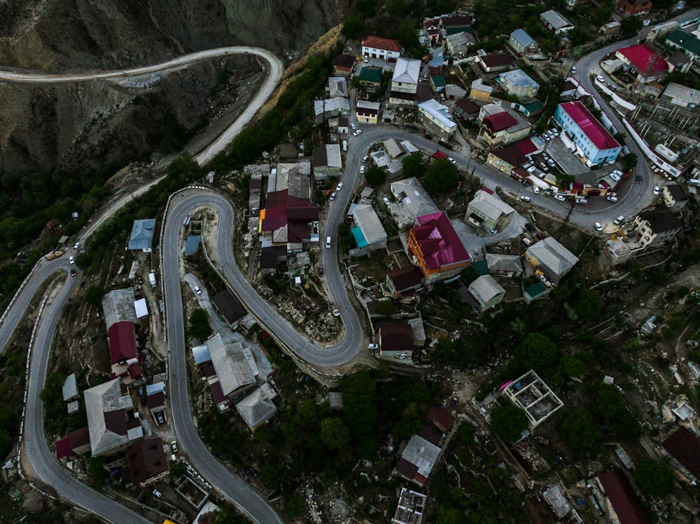 Vista aérea de los edificios de la ciudad durante el día