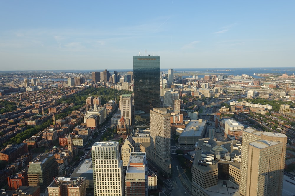 aerial view of city buildings during daytime