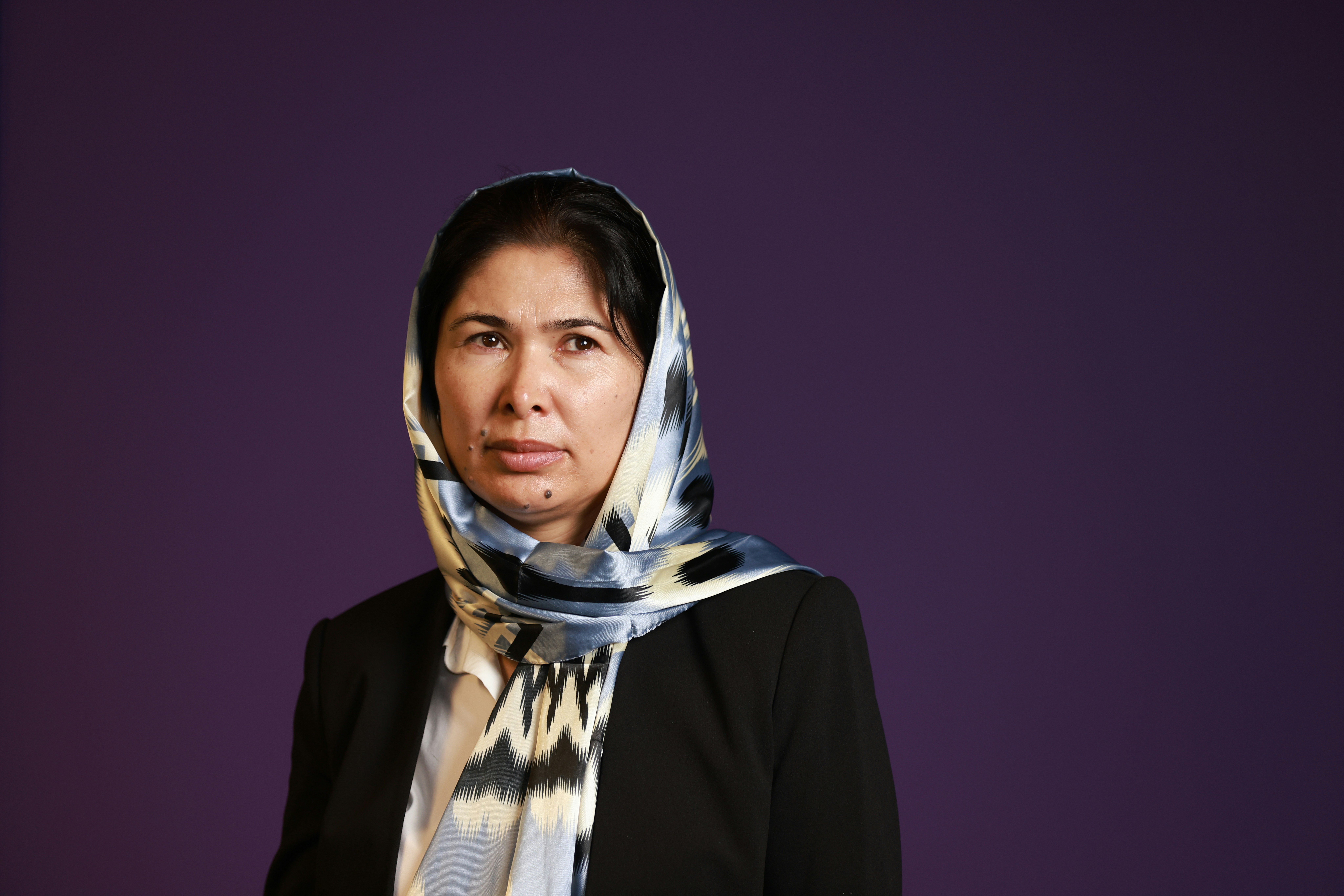 Confident woman in hijab