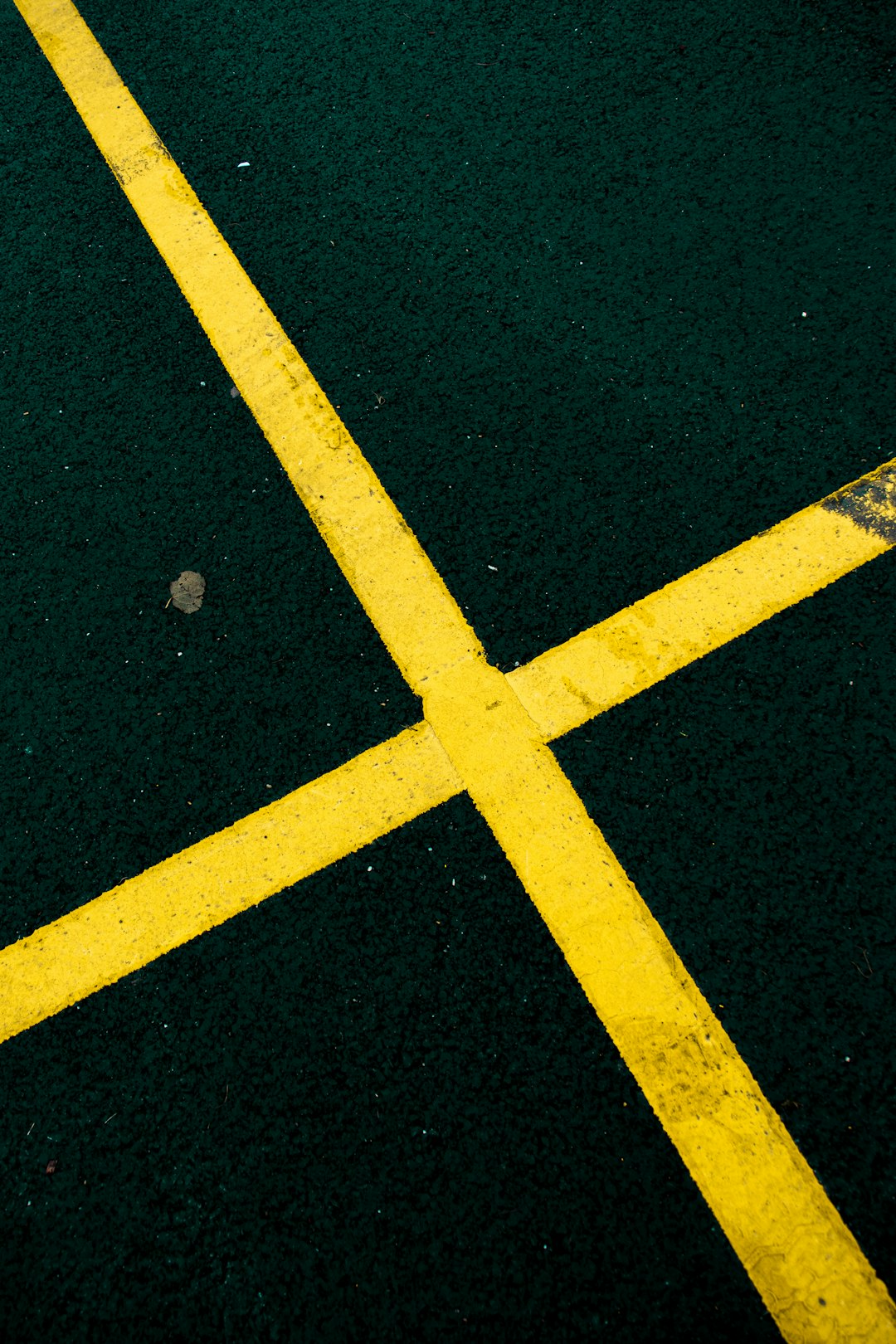 yellow line on black asphalt road