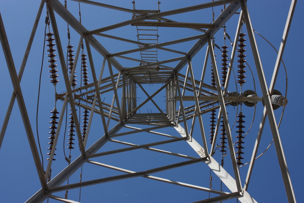 white metal frame under blue sky during daytime