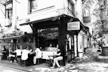 A cozy cafe scene in Buca, Izmir.
