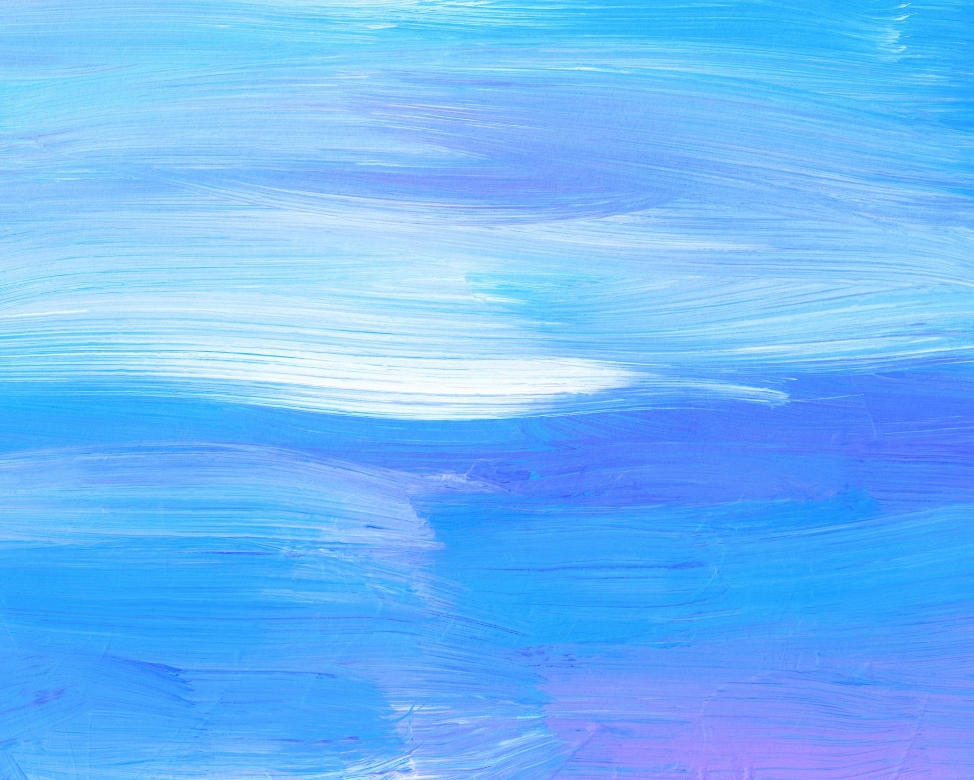 blue and white abstract painting