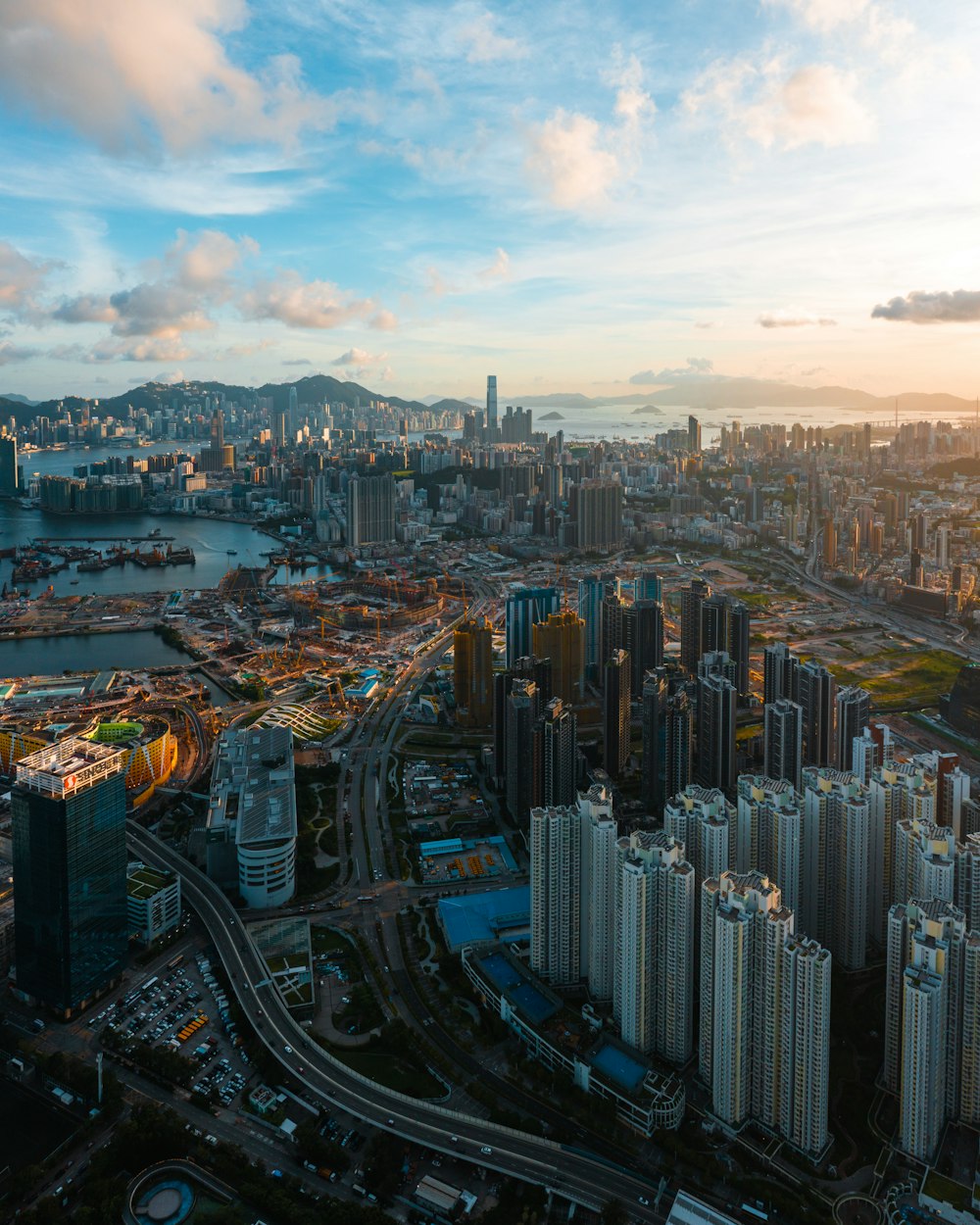 aerial view of city buildings during daytime