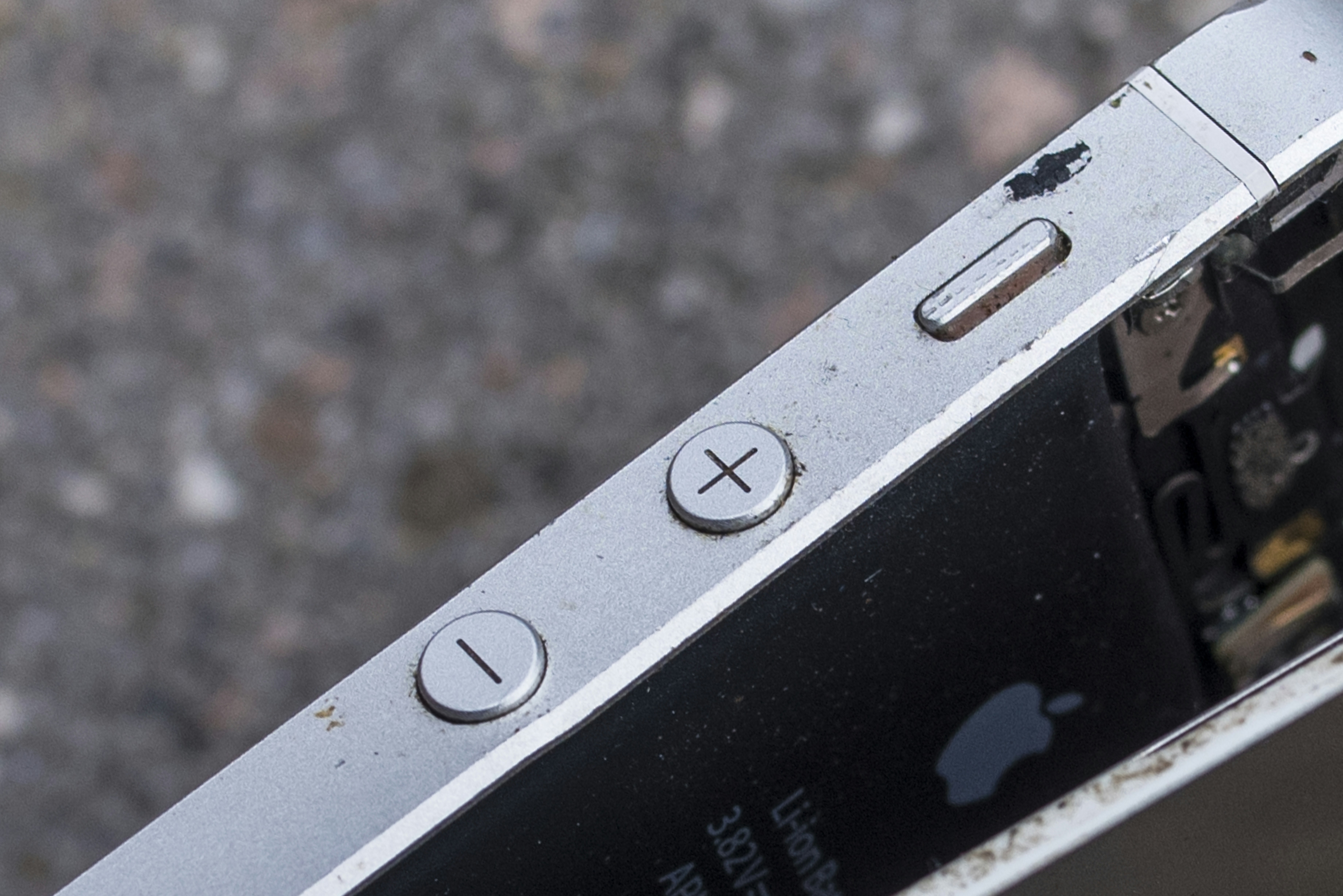 black and white box on brown and black marble table