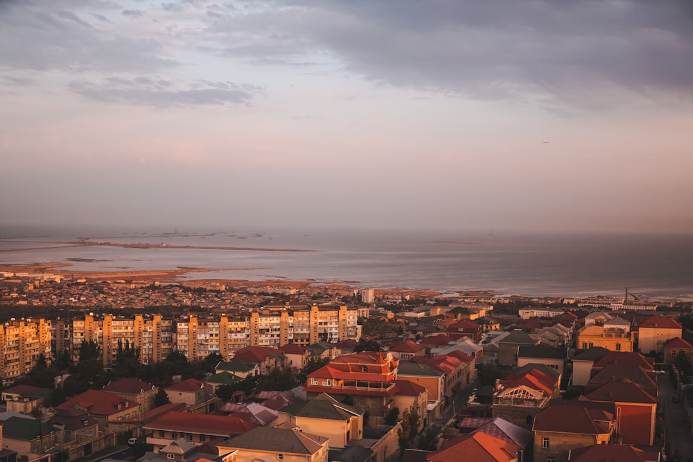 aerial view of city during daytime