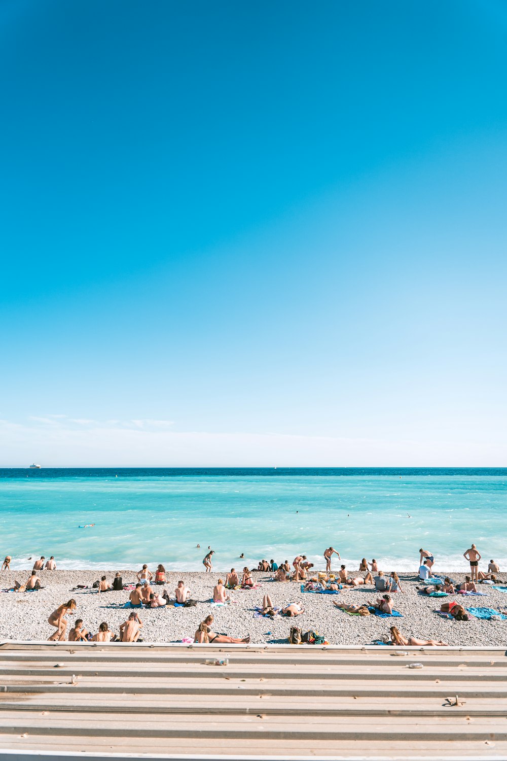 people on beach during daytime