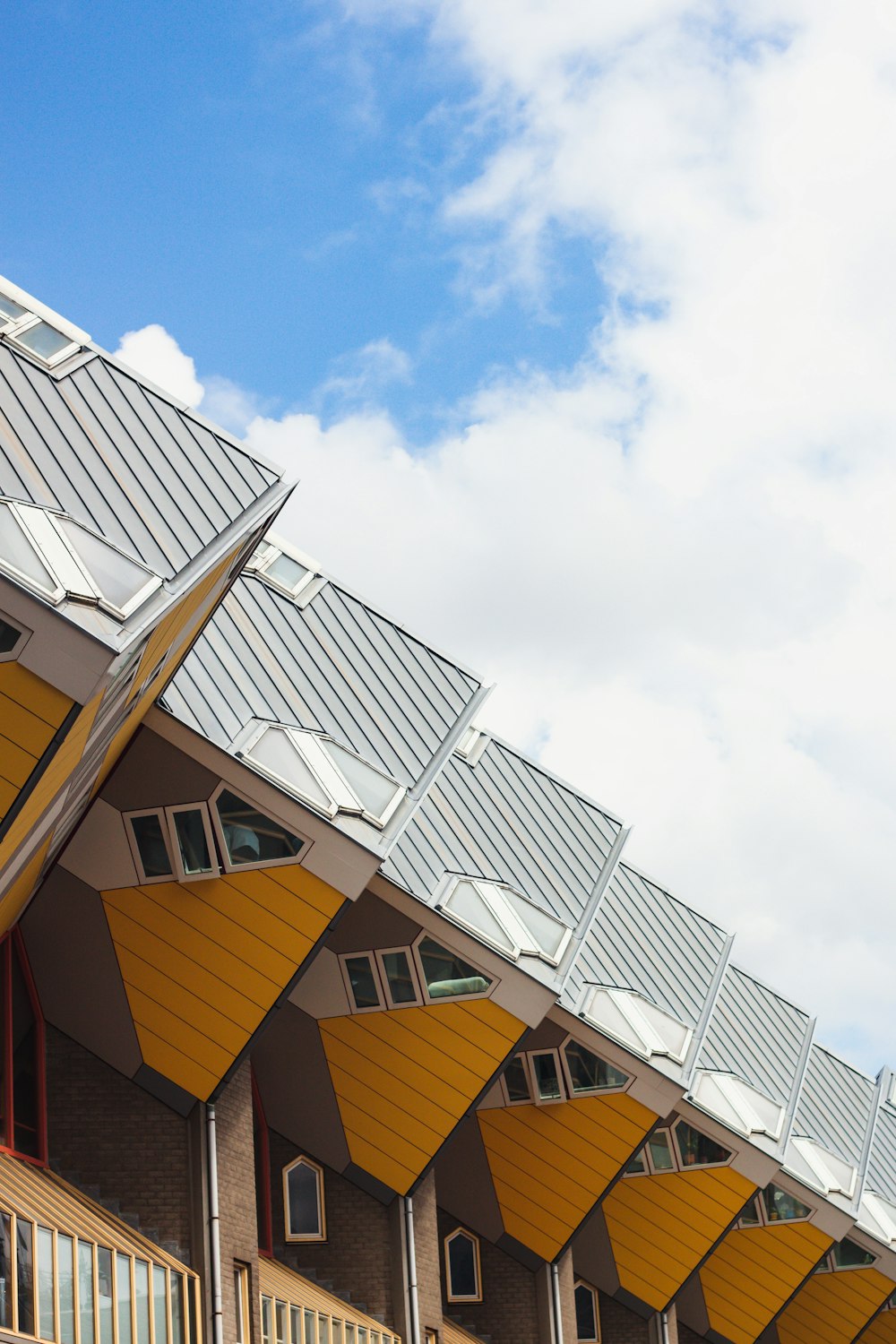 brown and white concrete building