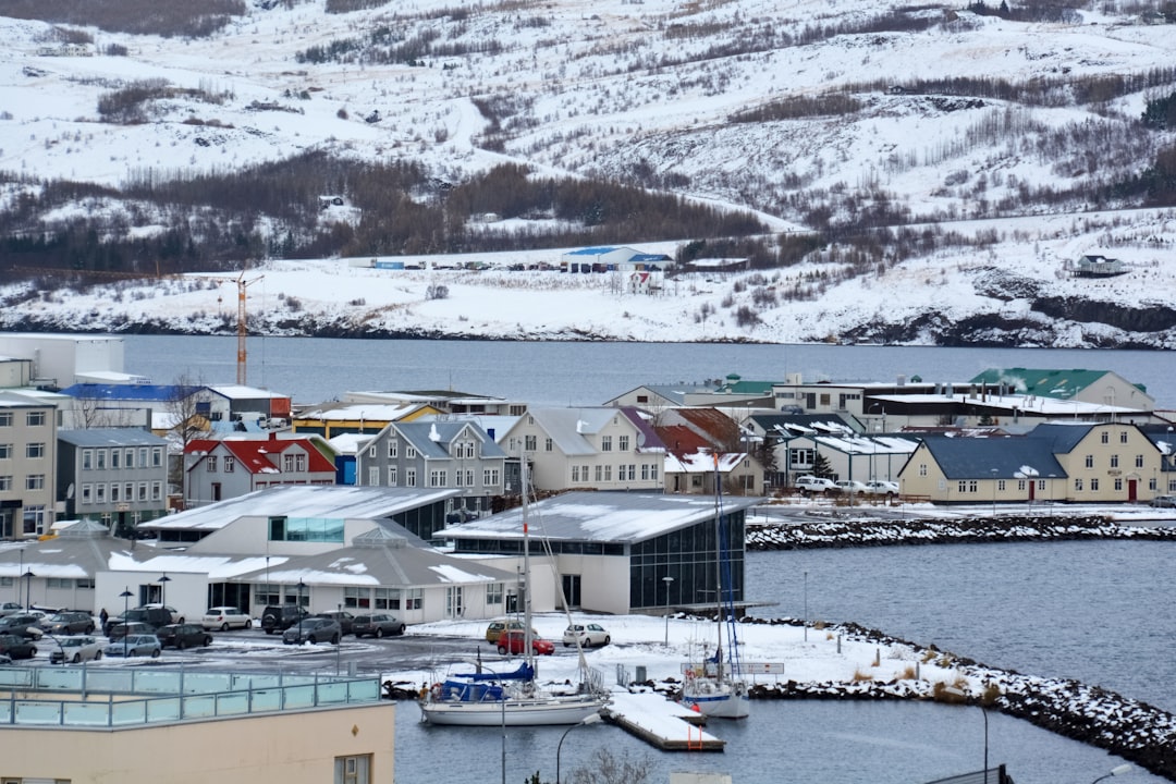 white and brown houses near body of water during daytime