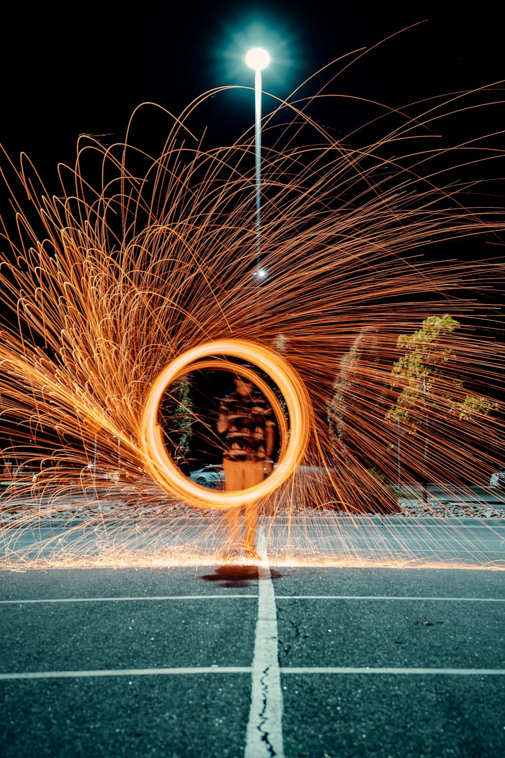 time lapse photography of fireworks