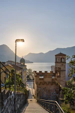 A scenic view of Vernier's walking trail with historical markers along the path.